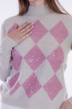 Dolcevita rombi paillettes
