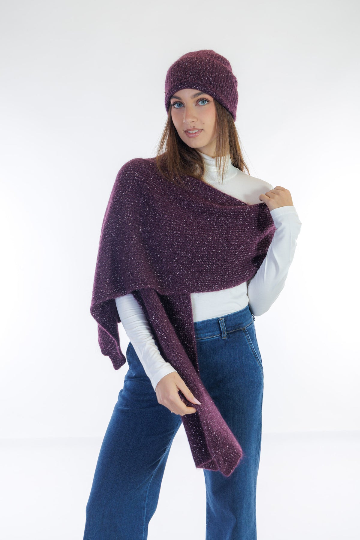 Berretto micro paillettes