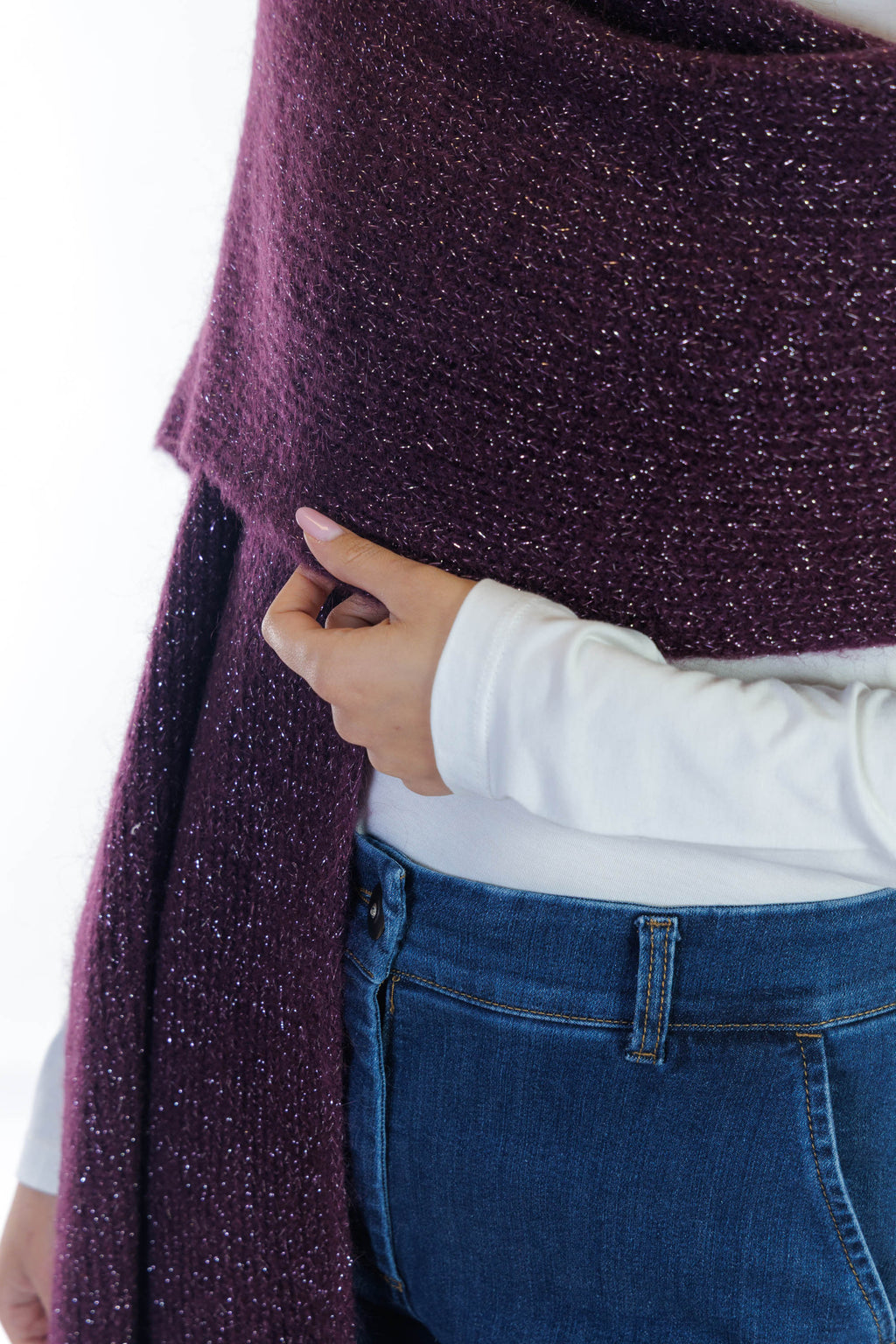 Sciarpa lurex mohair