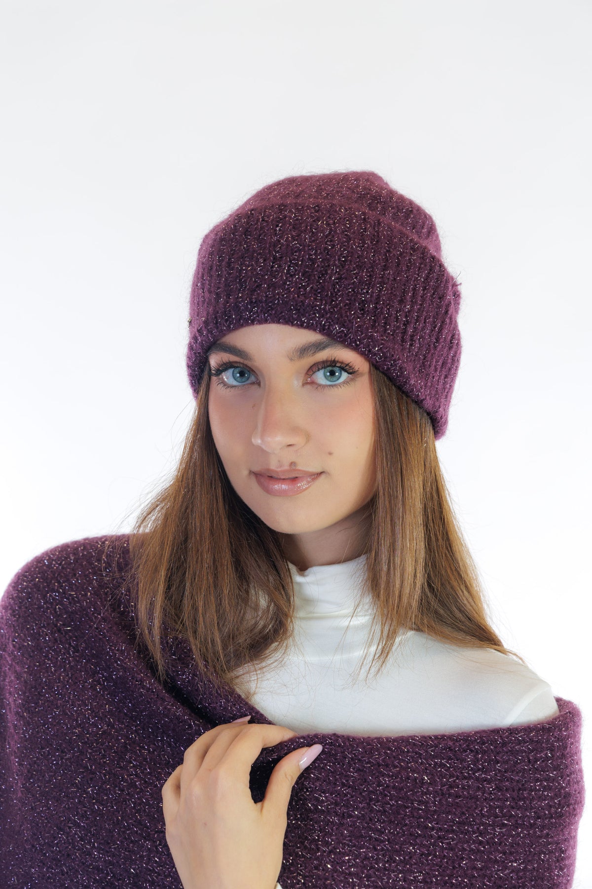 Berretto micro paillettes