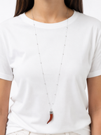 Collana lunga cornetto
