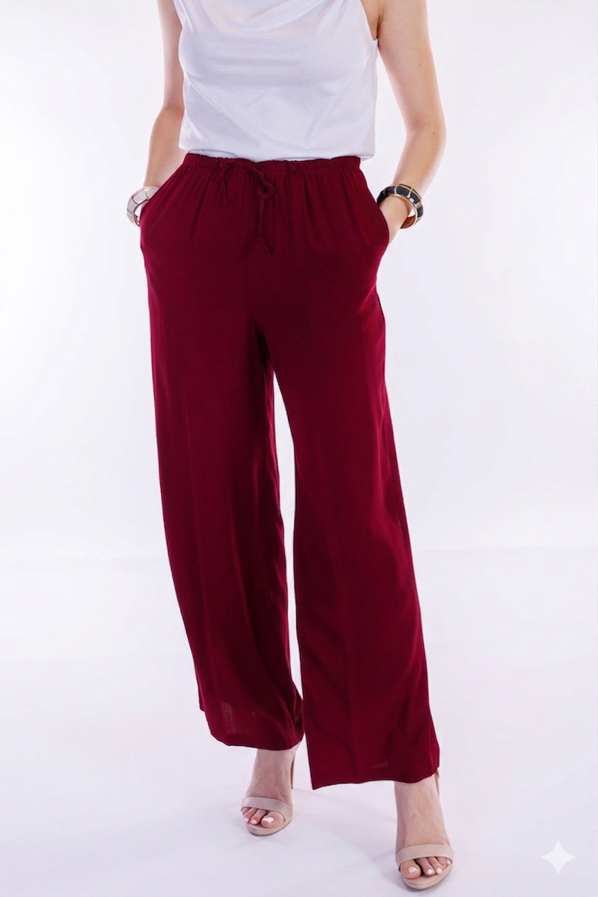 Pantalone ampio viscosa
