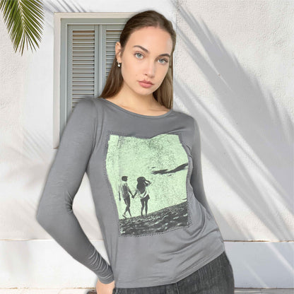 T.shirt stampa riquadro