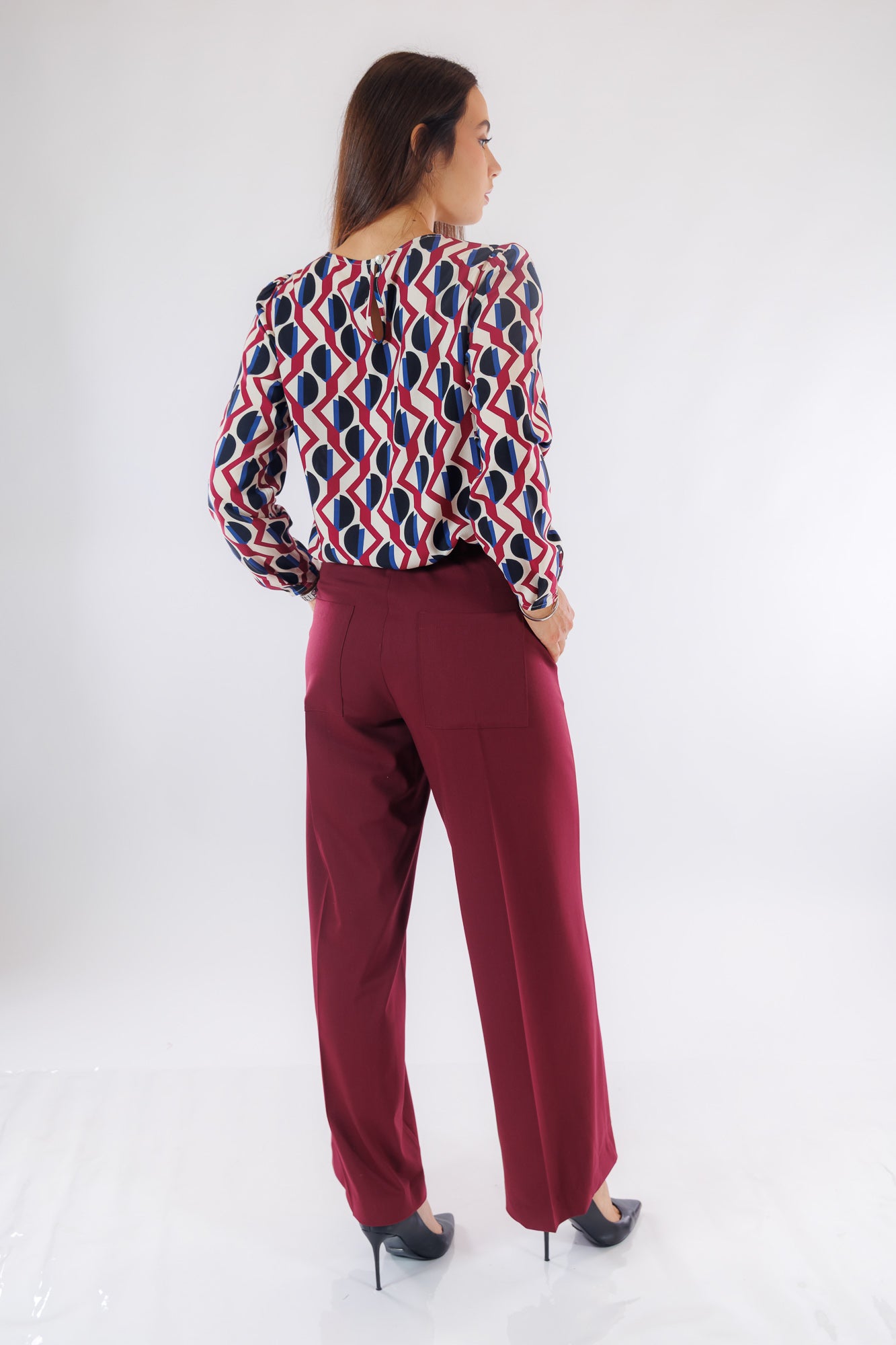 Pantalone wide leg m.lana