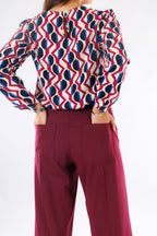 Pantalone wide leg m.lana