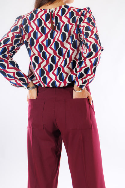 Pantalone wide leg m.lana