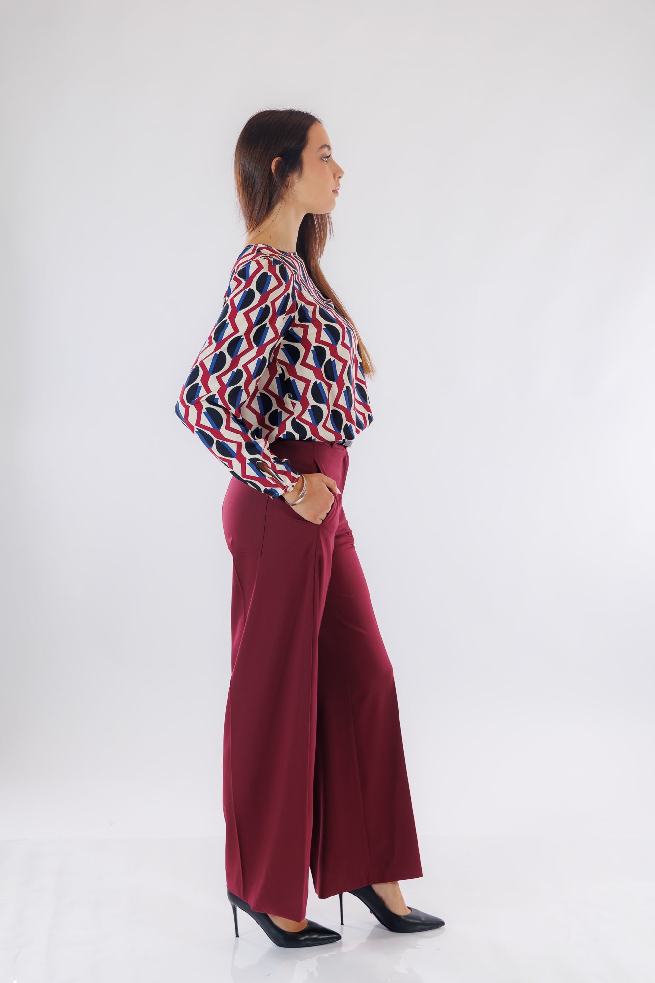 Pantalone wide leg m.lana