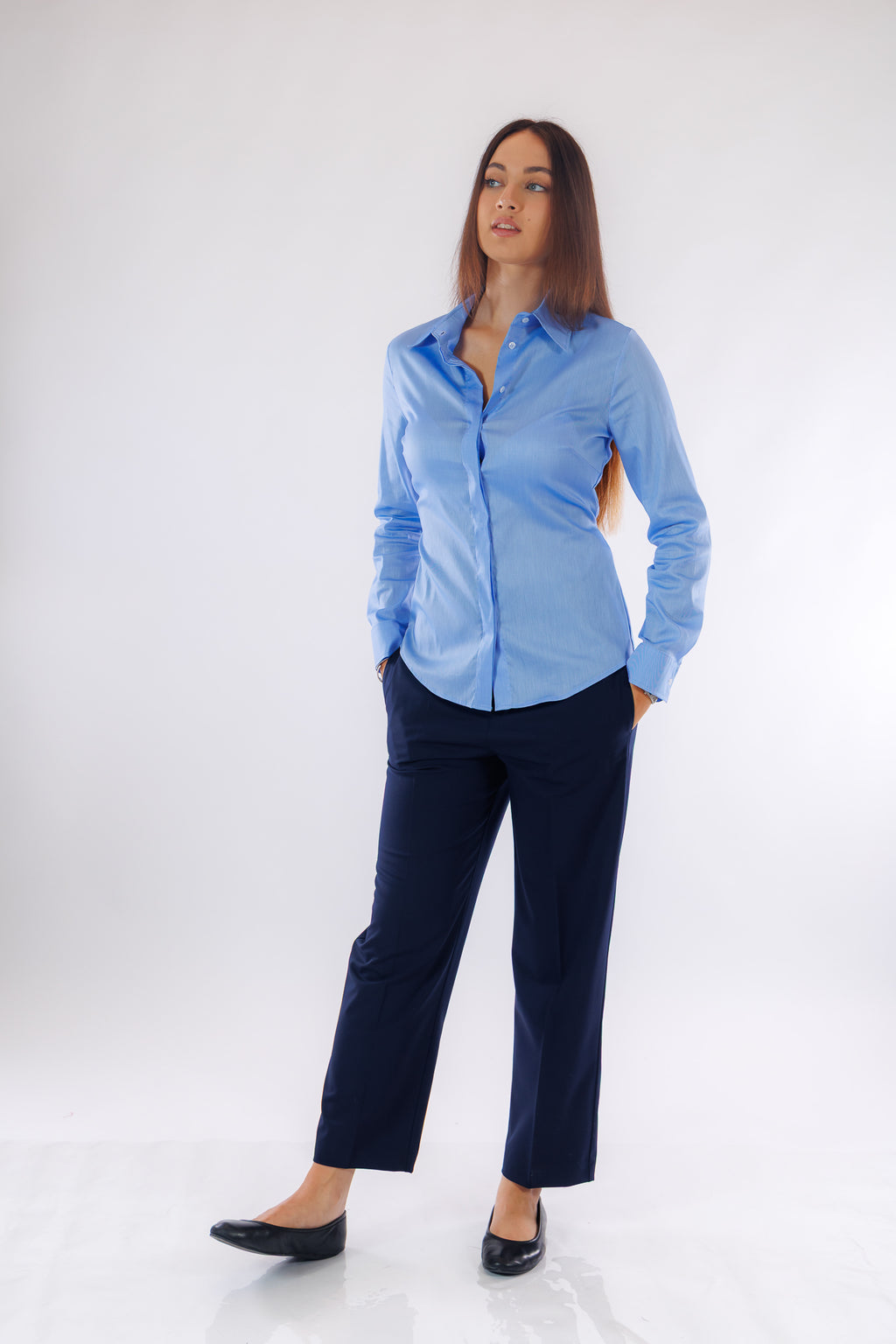 Camicia cangiante slim fit