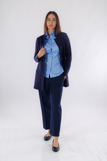 Giacca lunga punto stoffa