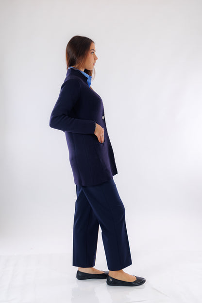 Giacca lunga punto stoffa