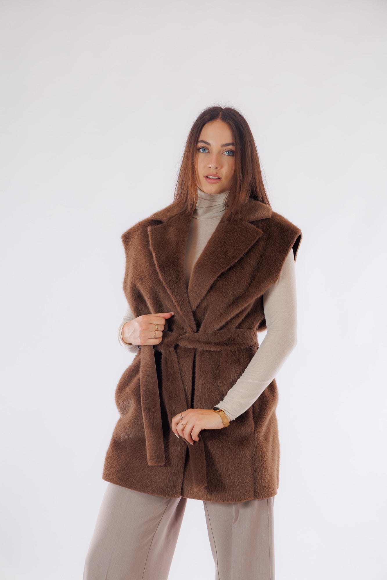 Gilet eco pelliccia