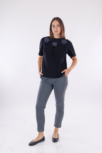 T-shirt centrini ricamati