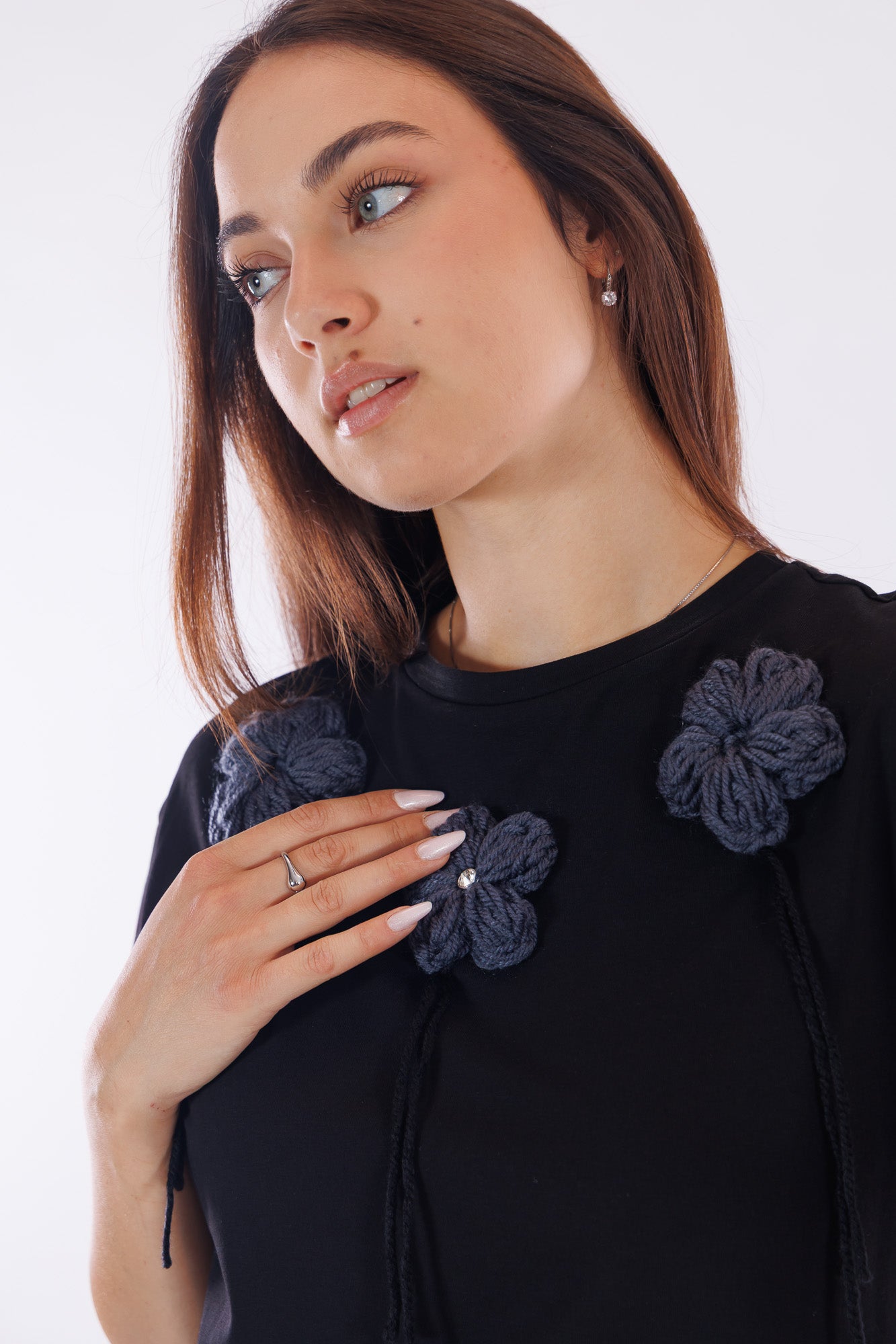 T-shirt centrini ricamati