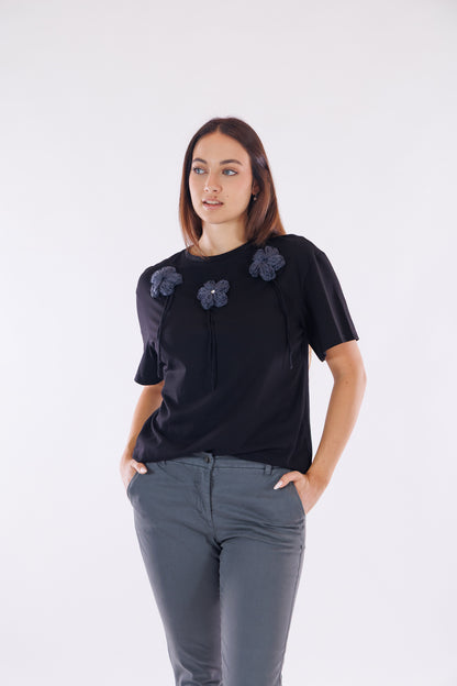 Pantalone chinos elastico laterale