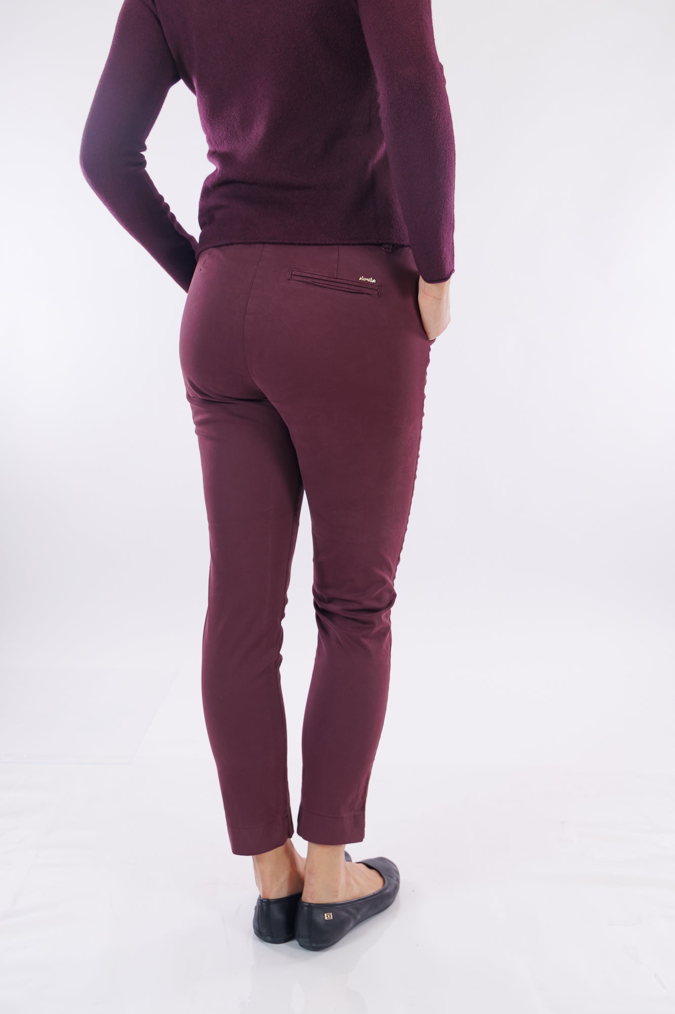 Pantalone chinos elastico laterale