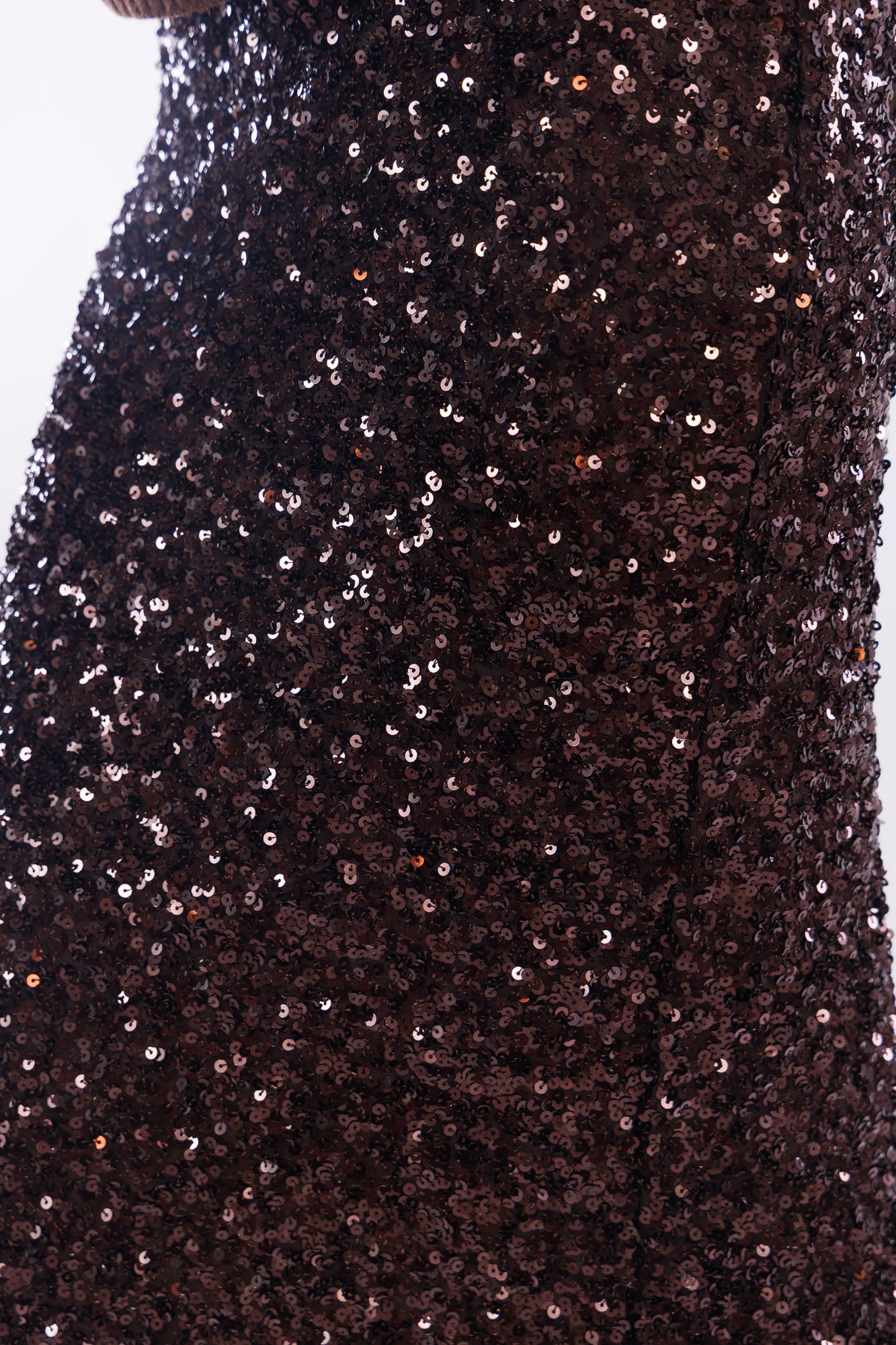 Gonna longuette paillettes