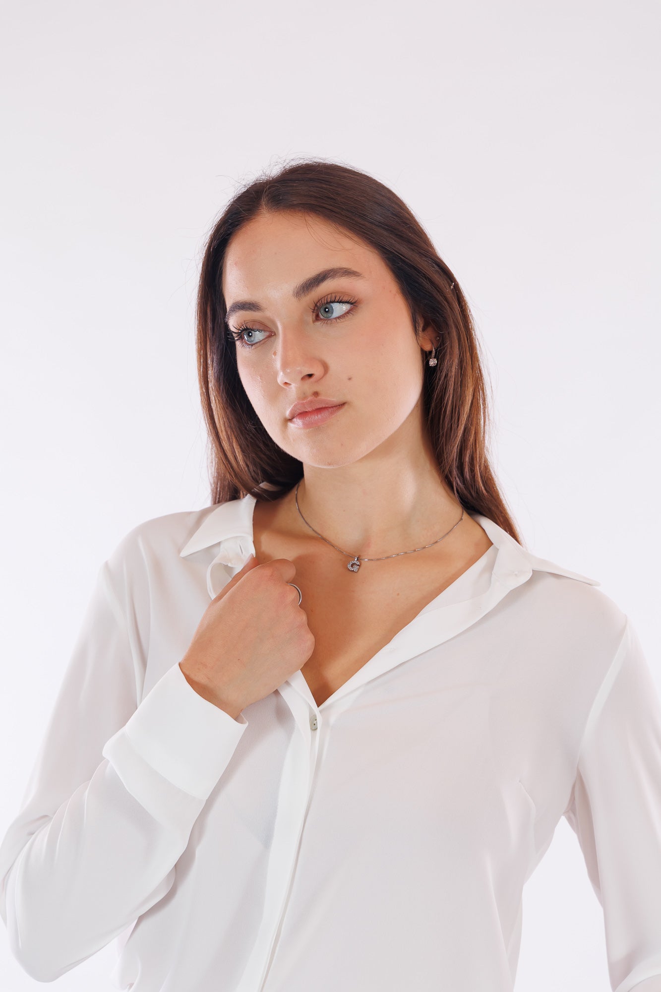 Camicia basica pes setificato