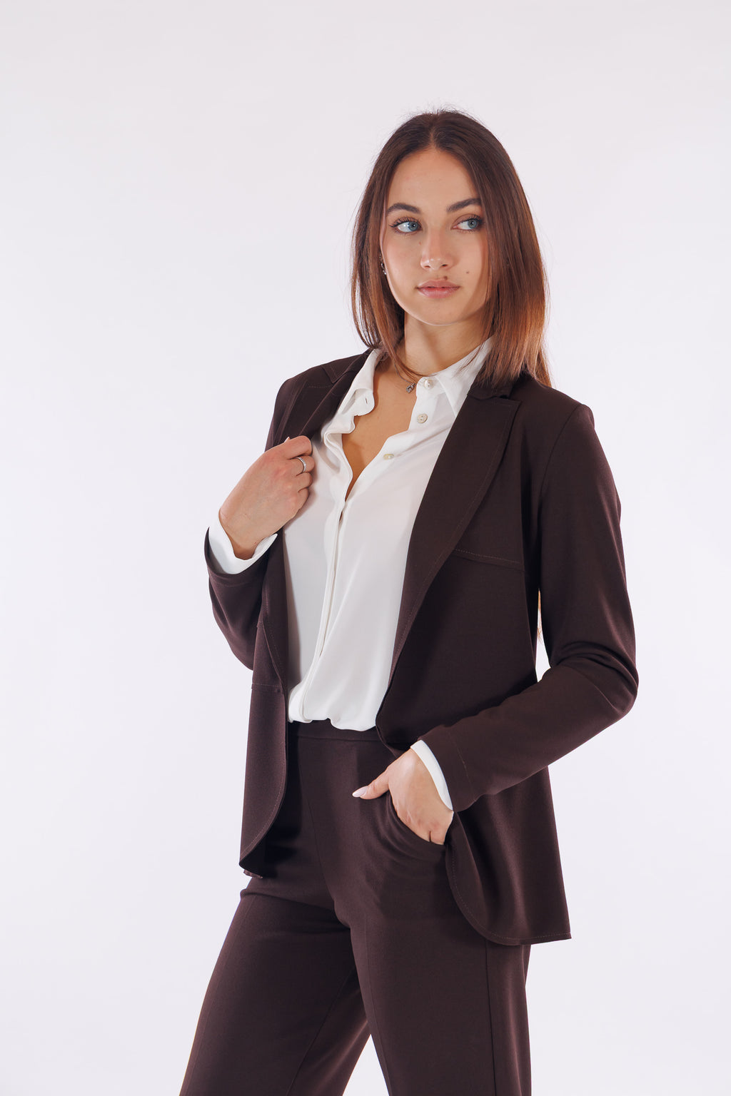 Camicia basica pes setificato