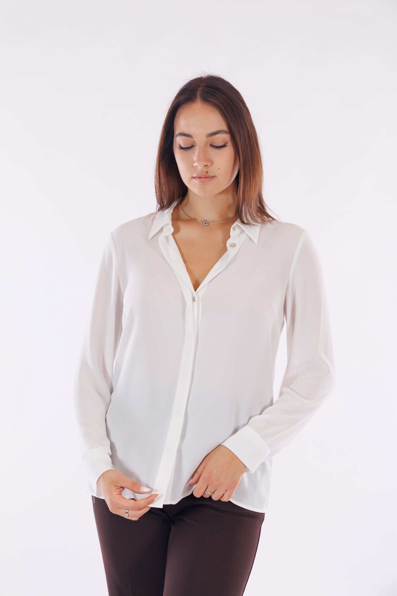 Camicia basica pes setificato