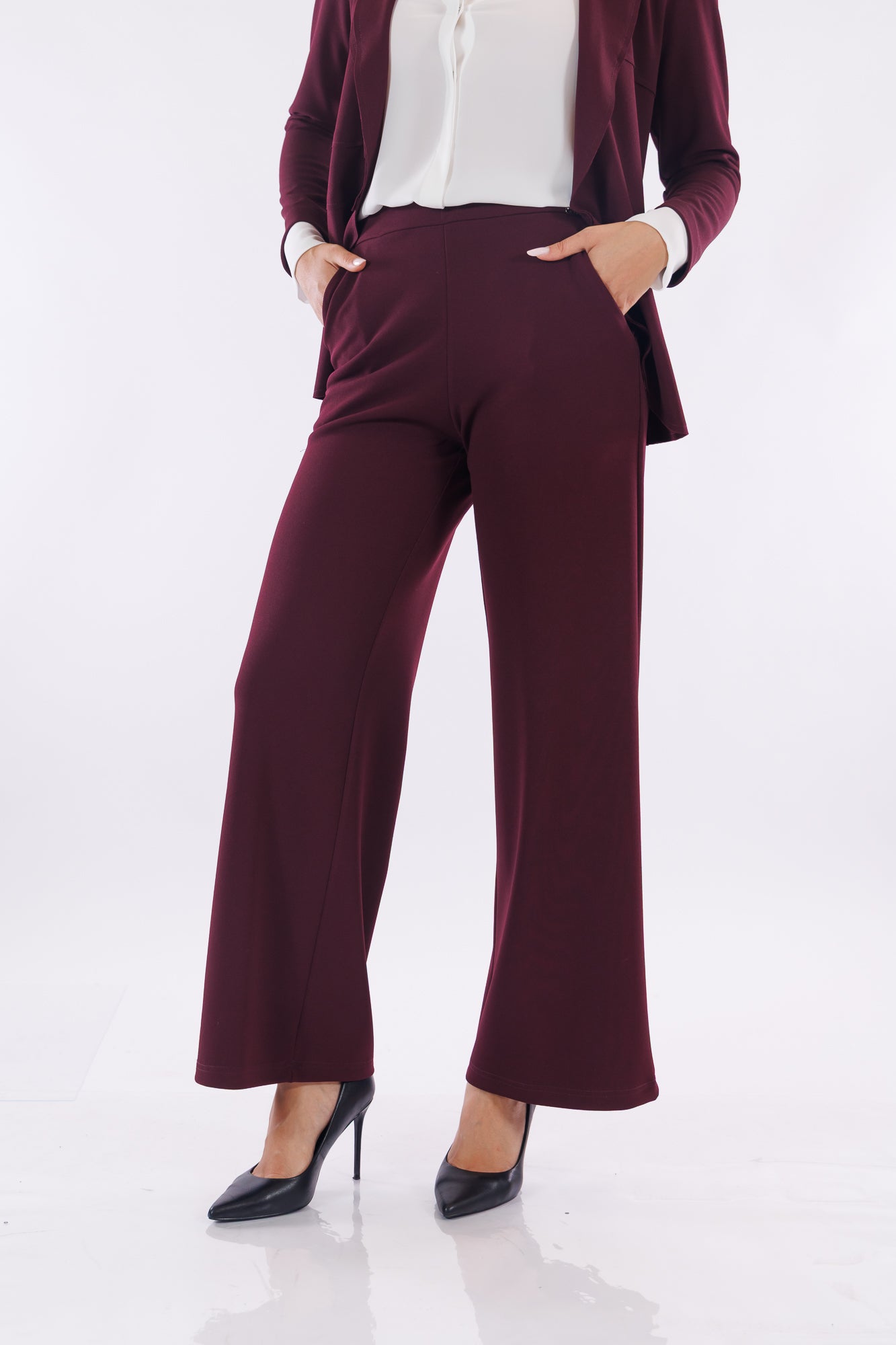 Pantalone ampio crêpe
