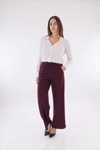 Pantalone ampio crêpe