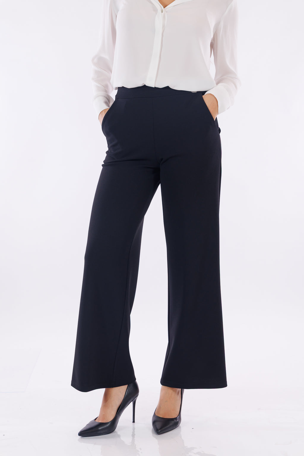 Pantalone ampio crêpe