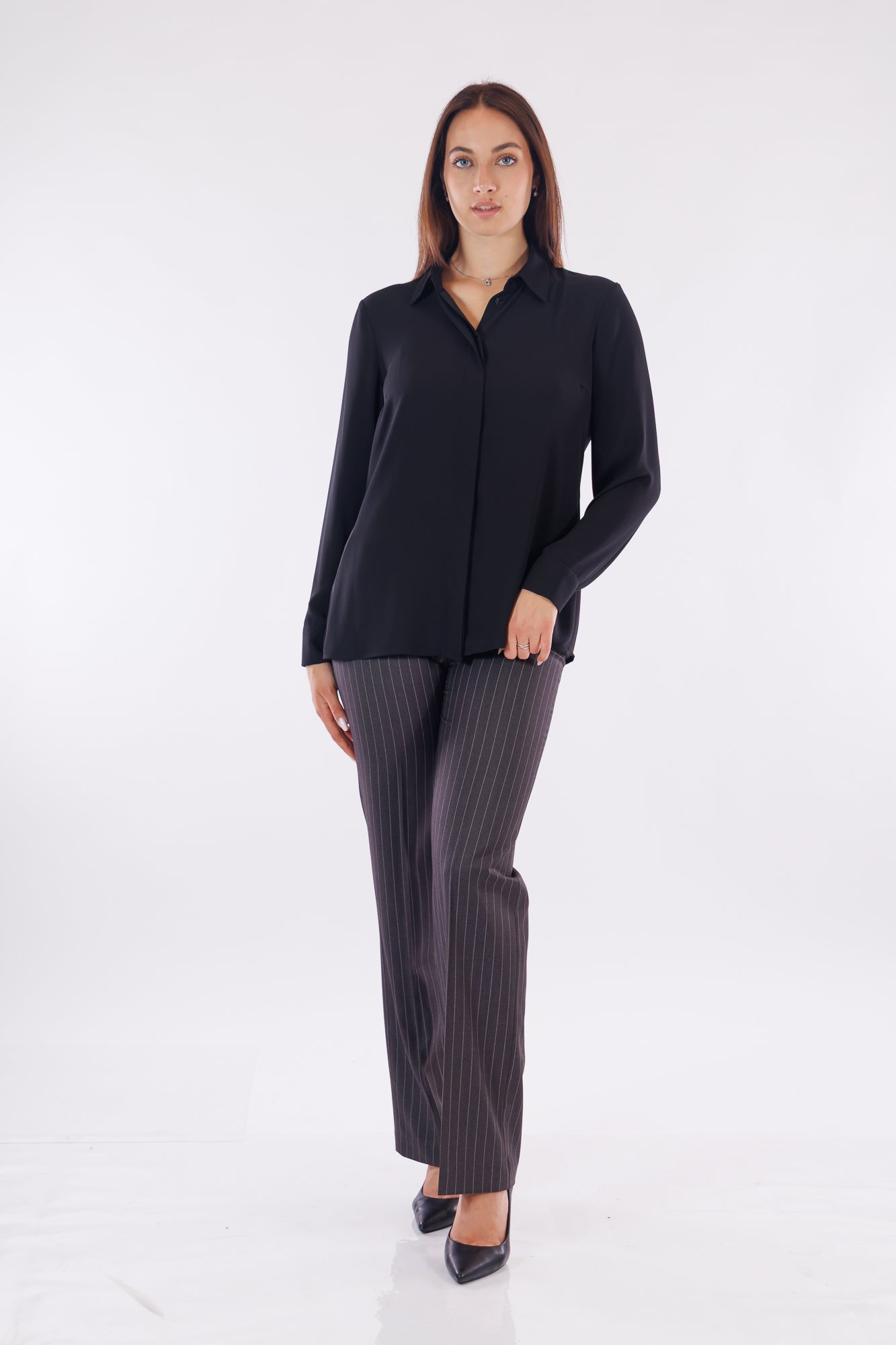 Camicia basica pes setificato