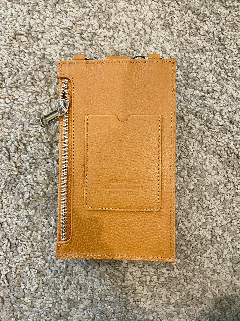 Porta cellulare vera pelle