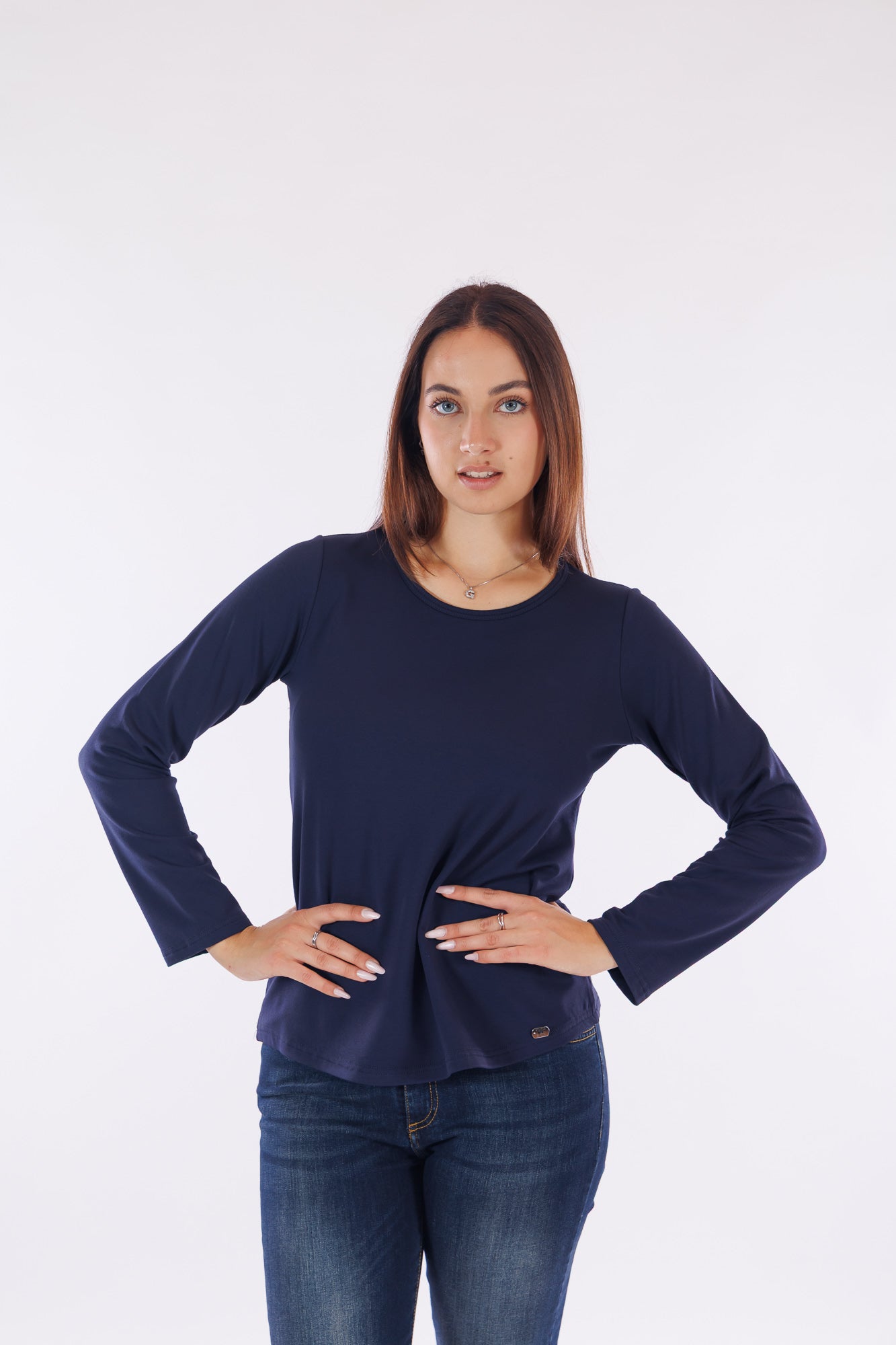 Maglia felpa garzata