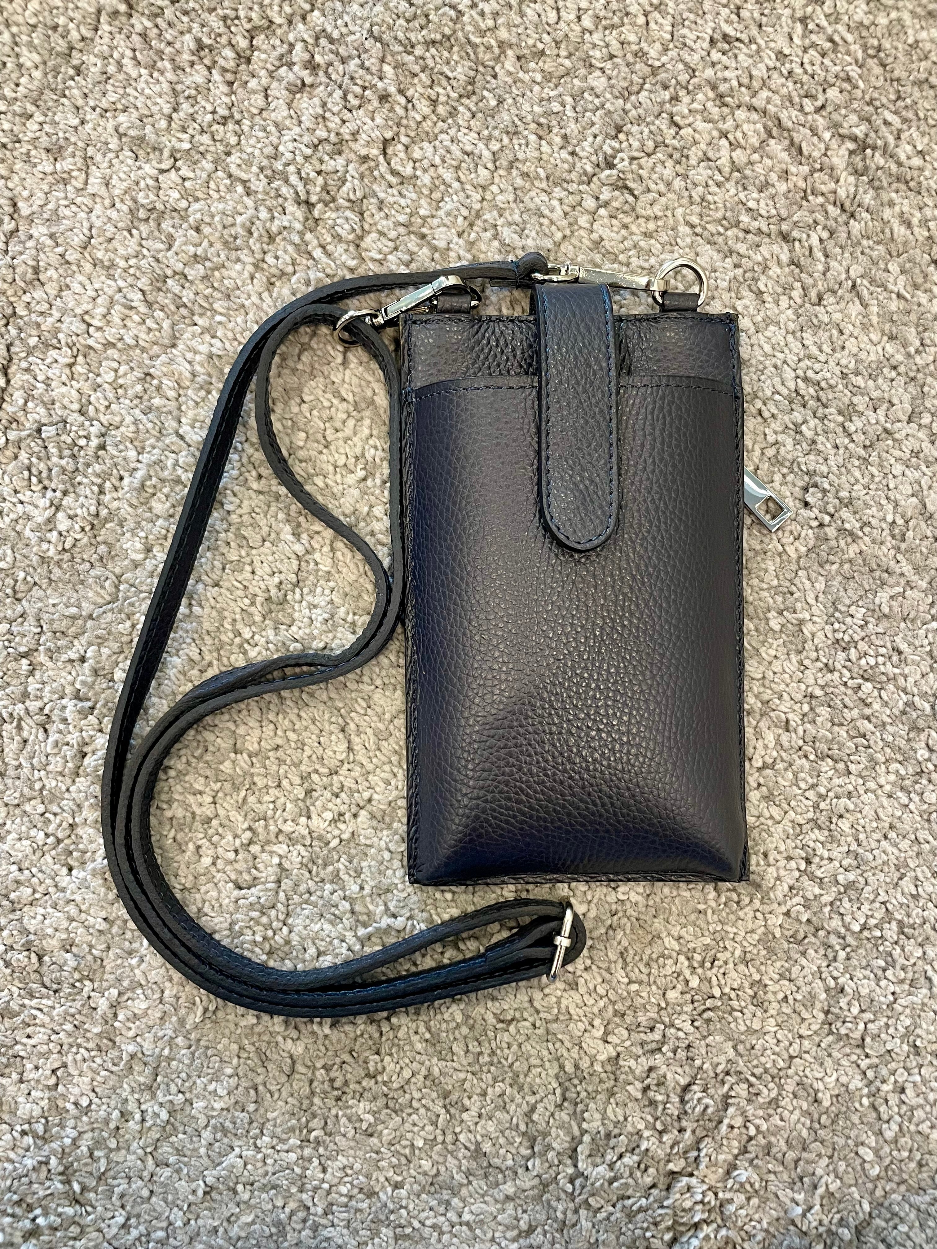 Porta cellulare vera pelle