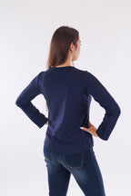 Maglia felpa garzata