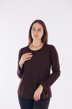 Maglia felpa garzata