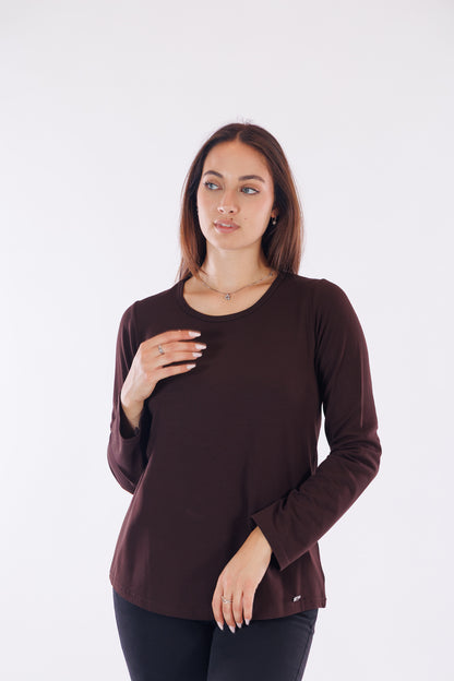 Maglia felpa garzata