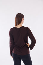 Maglia felpa garzata