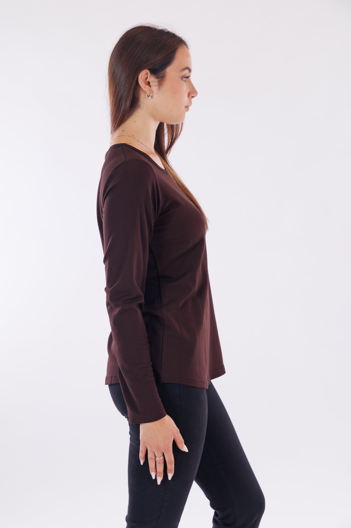 Maglia felpa garzata