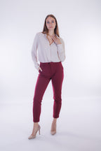 Pantalone chinos risvoltino