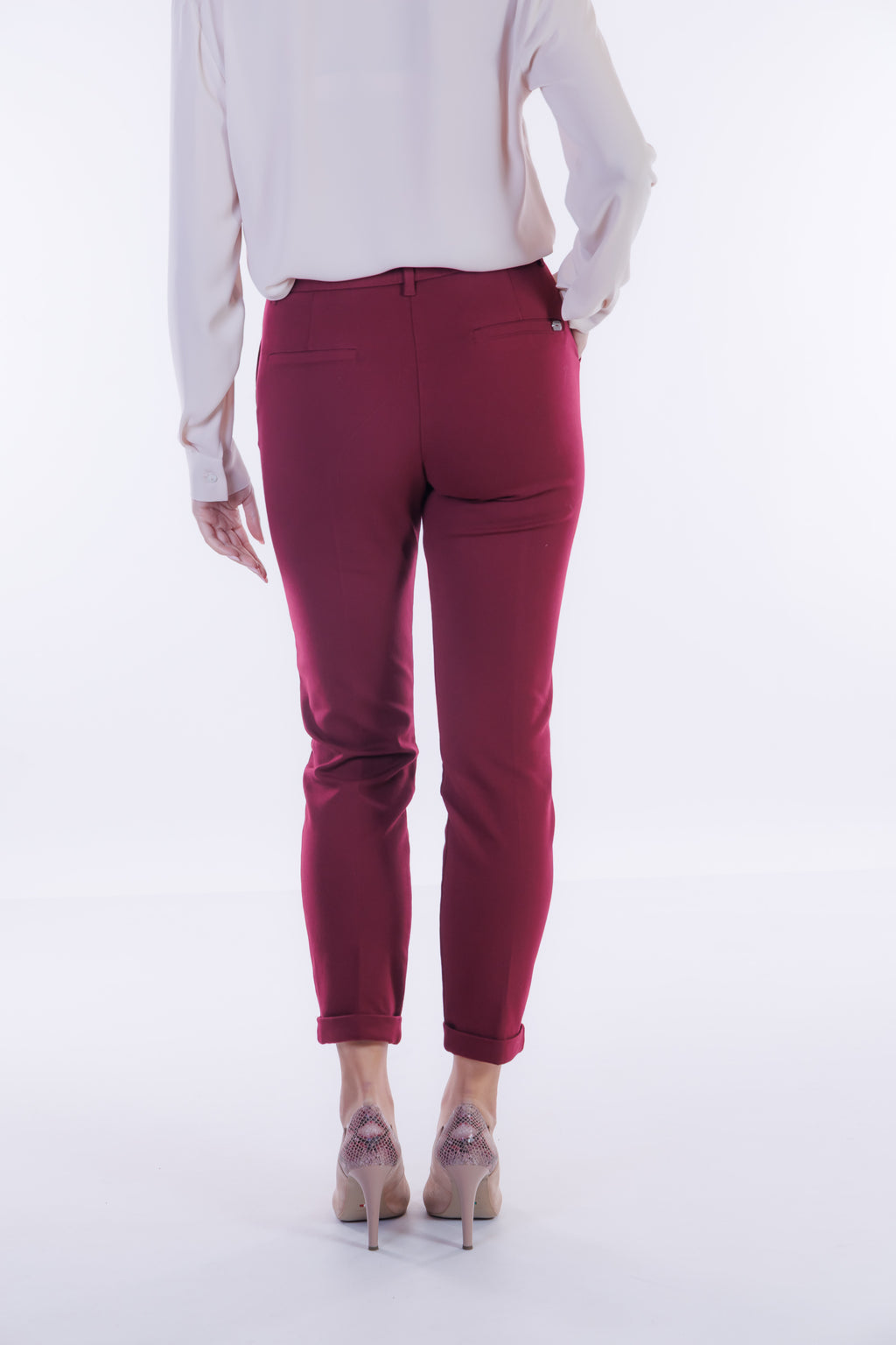 Pantalone chinos risvoltino