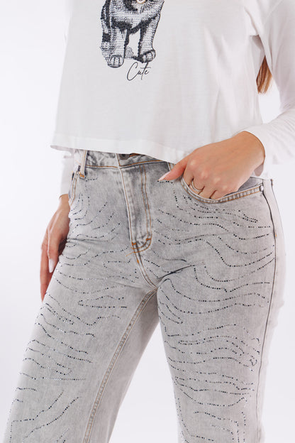 Jeans strass