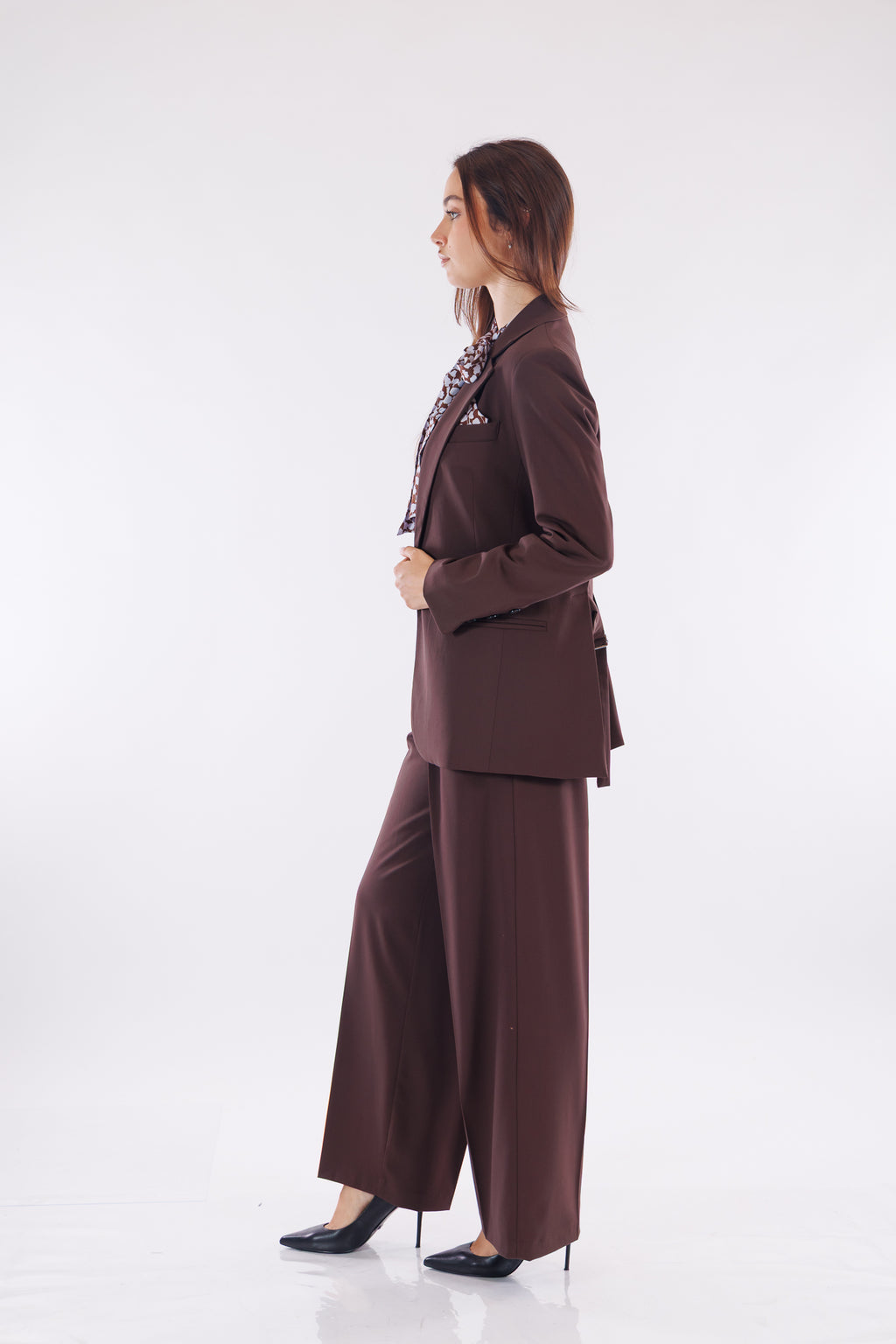 Giacca spacchi misto lana