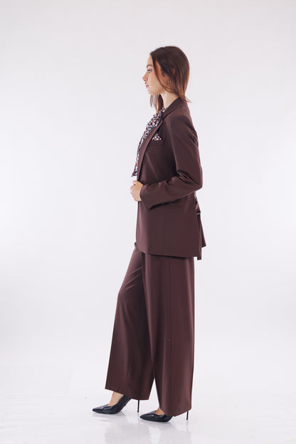 Giacca spacchi misto lana