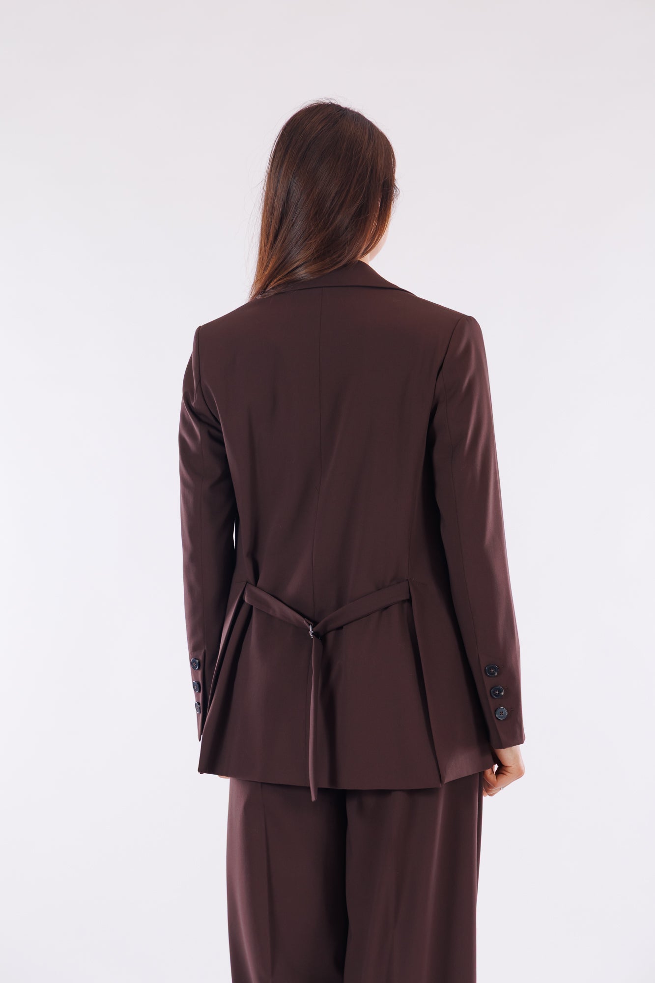 Giacca spacchi misto lana