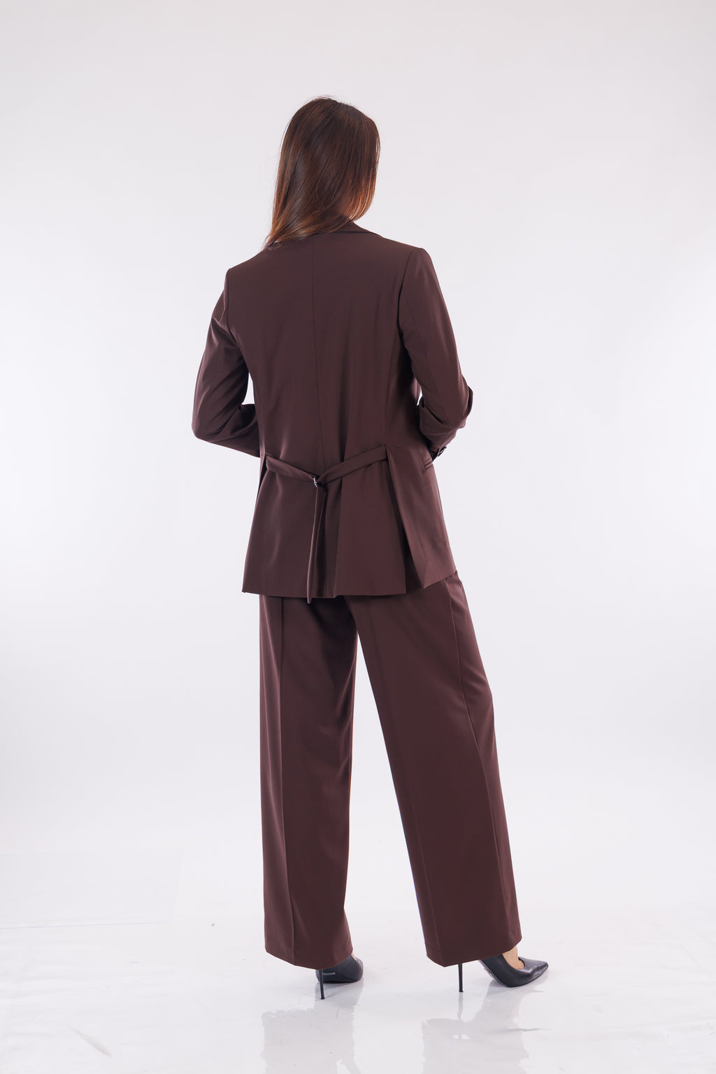 Pantalone sartoriale palazzo misto lana
