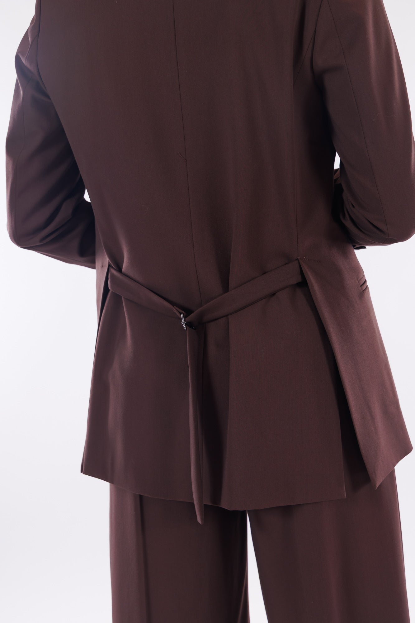 Giacca spacchi misto lana