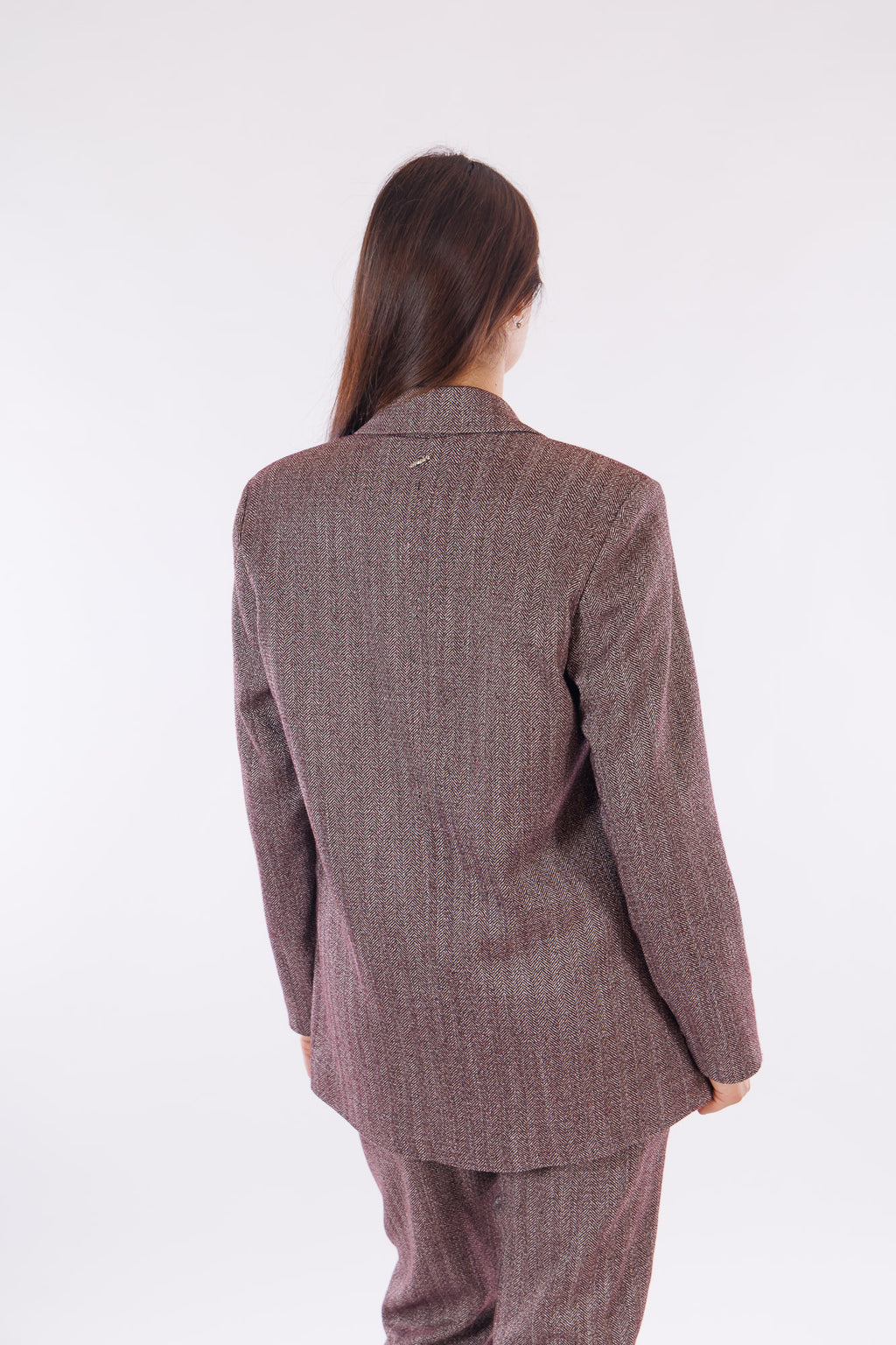 Tailleur over spinato