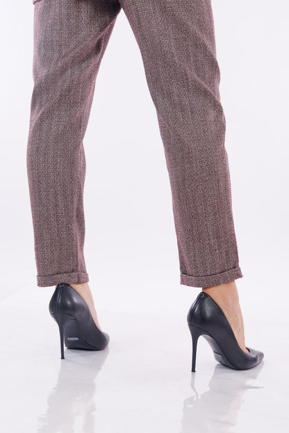 Tailleur over spinato