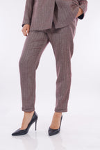 Tailleur over spinato