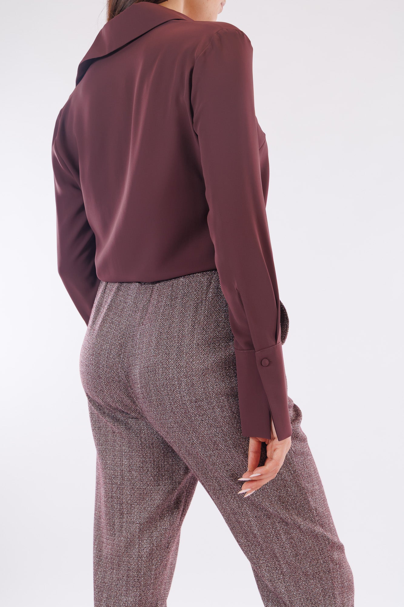 Tailleur over spinato