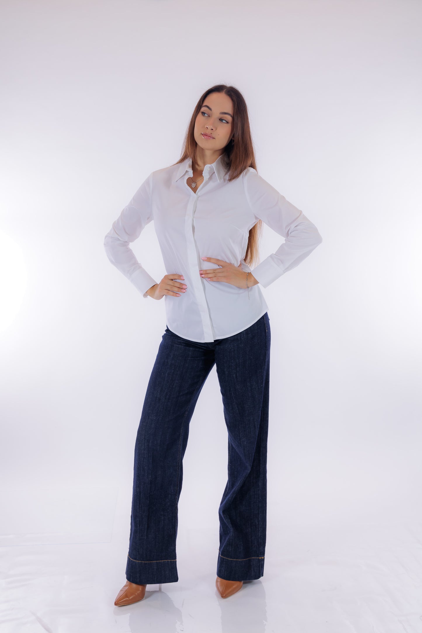 Camicia cotone slim fit