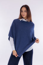Poncho m. cashmere