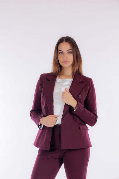 Giacca doppiopetto punto milano